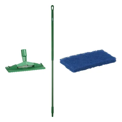 Vikan Medium Pad Floor Pad Holder/Handle 59 Inch Kit
