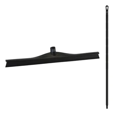 Vikan 24" Squeegee w/ 59" UH Handle Kit — Black