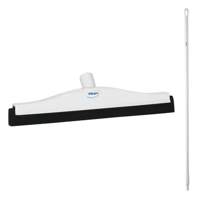Vikan Bench Fixed Head Squeegee/Handle 59 Inch Kit — White
