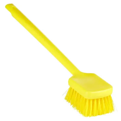 ColorCore Long Handle Scrub Brush — Yellow