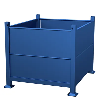 Rigid Drop Gate Solid Wall Container