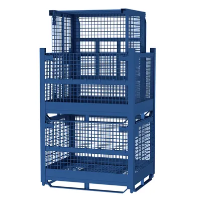 Premier Rigid Single Gate Wire Mesh Container Truckload Configuration