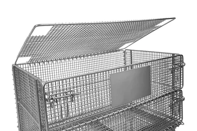 Premier Handling Solutions IHW-5-203222 collapsible wire container shown from an alternate angle
