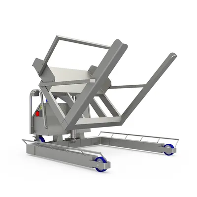 Stainless Steel Wide Bin Tipper