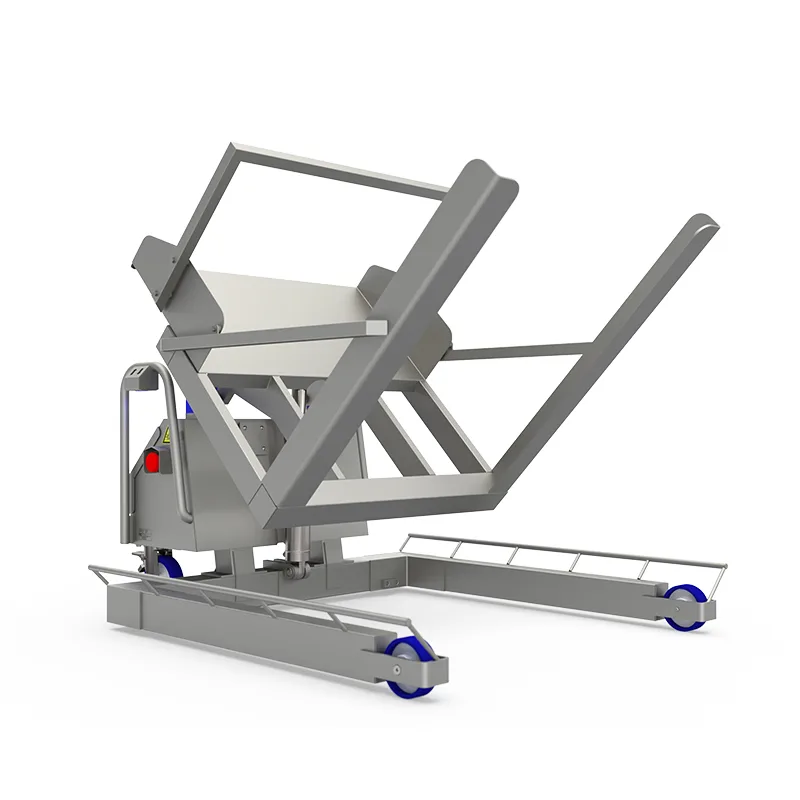 Premier Handling Stainless Steel Wide Bin Tipper