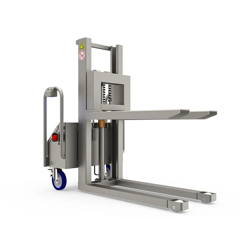 Premier Handling Stainless Steel Pallet Lifter & Stacker