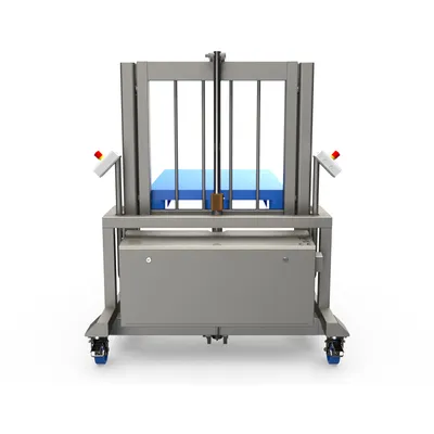 Premier Handling Stainless Steel Wide Pallet Lifter & Stacker Back
