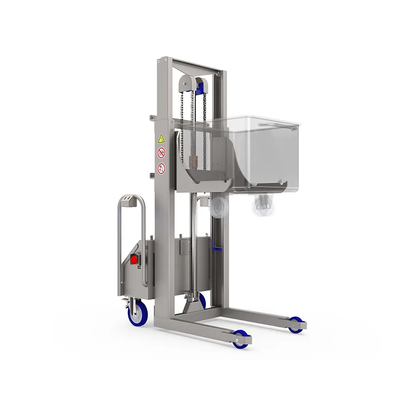 Premier Handling Stainless Steel Buggy Lifter & Stacker