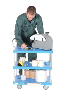 PSC-1828-3 utility cart shown from an alternate angle
