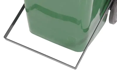 TH-32-GRN-FL trash can shown from an alternate angle