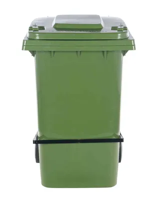 TH-95-GRN-FL trash can shown from an alternate angle