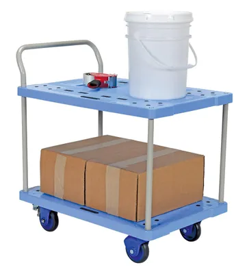TRP-2334-2-FB flatbed cart shown from an alternate angle
