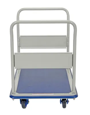 Vestil TRS-2429-DH-FB Steel Truck Dual Handles with Floor Brake 2