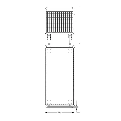 Valley Craft Red 4-Sided Cage Cart 60x30x37 1,600 lbs. BP 2