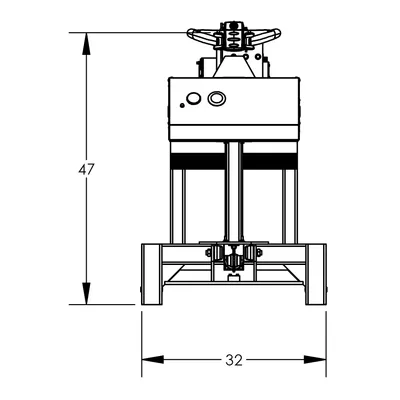 Lift & Stacker Fully Powered F80135A8, 1,000 lb. Capacity