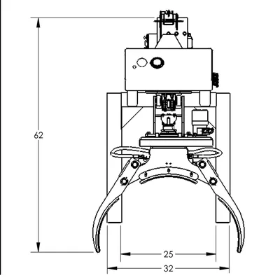 Drum Lift & Rotator Fully Powered F80144A7, 1,000 lb. Capacity