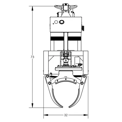Drum Lift & Rotator Fully Powered F80145A8, 1,000 lb. Capacity