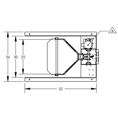 Drum Dumper F80163A3, 1,500 lb. Capacity