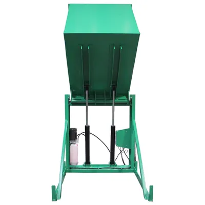 Box Dumper F80174A4, 4,000 lb. Capacity Rear View