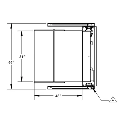 Box Dumper F80178A8, 2,000 lb. Capacity