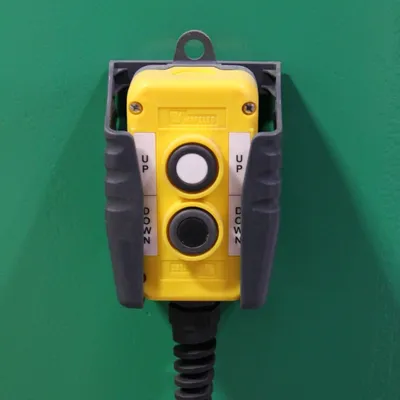 Box Dumper F80181A1, 2,000 lb. Capacity Remote Close Up View