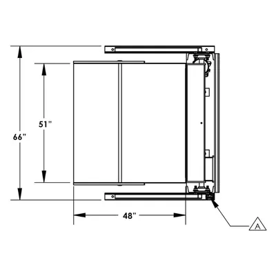 Box Dumper F80183A3, 4,000 lb. Capacity