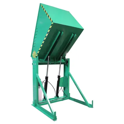 Box Dumper F80190A0, 2,000 lb. Capacity Rear Side View