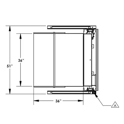 Box Dumper F80192A2, 4,000 lb. Capacity