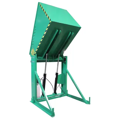 Box Dumper F80192A2, 4,000 lb. Capacity Rear Side View