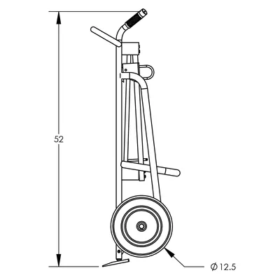 Drum Hand Truck F81500A0, 1,000 lb. Capacity