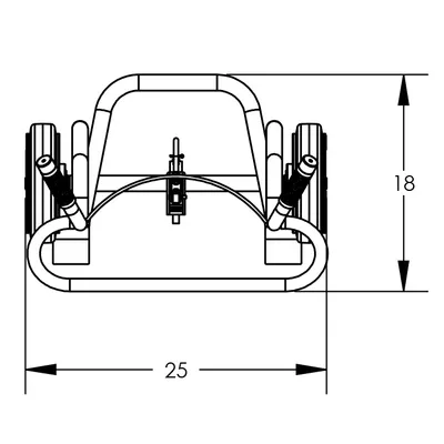Drum Hand Truck F81625A0, 1,000 lb. Capacity