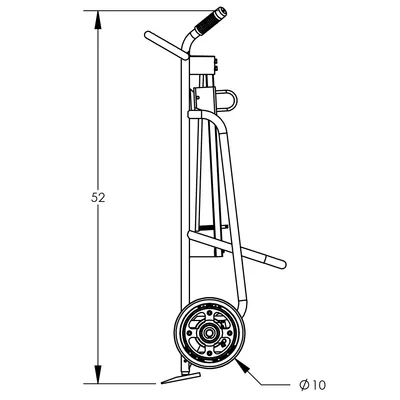 Drum Hand Truck F81735A7C, 1,000 lb. Capacity