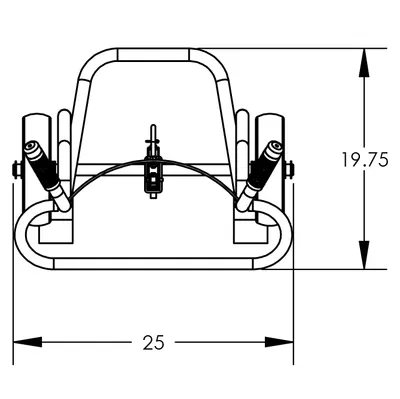 Drum Hand Truck F81895A3F, 1,000 lb. Capacity