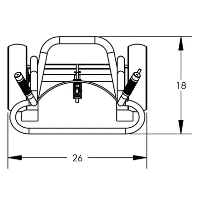 Drum Hand Truck F81925A7F, 1,000 lb. Capacity