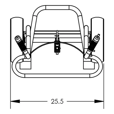 Drum Hand Truck F82025A4C, 1,000 lb. Capacity