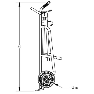 Drum Hand Truck F82050A2, 1,000 lb. Capacity