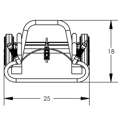 Drum Hand Truck F82050A2, 1,000 lb. Capacity