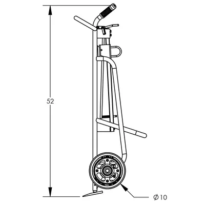 Drum Hand Truck F82150A1, 1,000 lb. Capacity