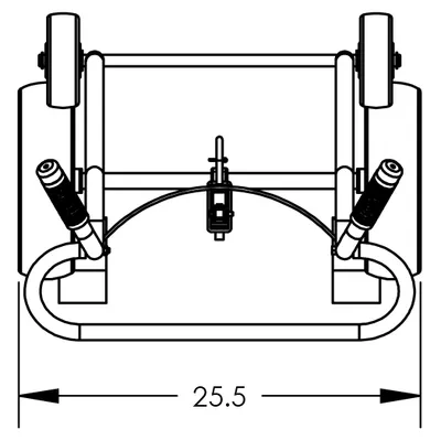 Drum Hand Truck F82375A0L, 1,000 lb. Capacity