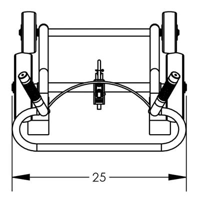 Drum Hand Truck F82645A4L, 1,000 lb. Capacity