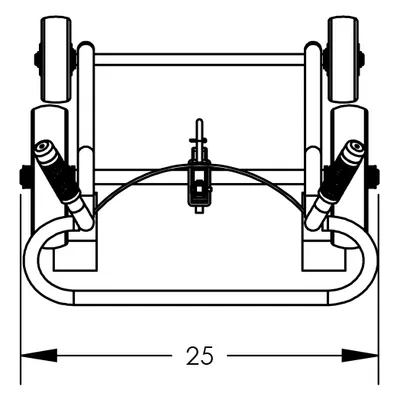 Drum Hand Truck F82845A2P, 1,000 lb. Capacity