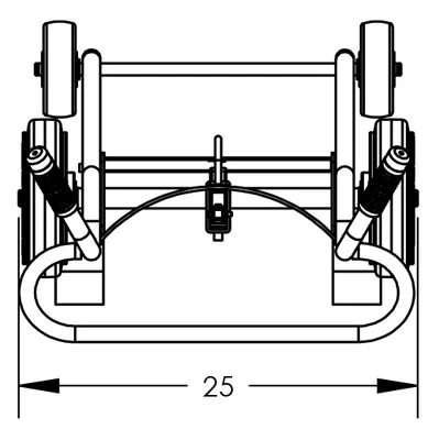 Drum Hand Truck F82895A1F, 1,000 lb. Capacity