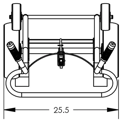 Drum Hand Truck F83160A7F, 1,000 lb. Capacity