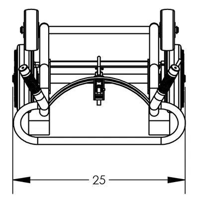 Drum Hand Truck F83210A7L, 1,000 lb. Capacity