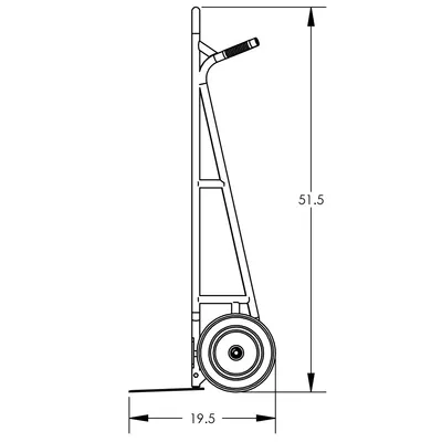 Hand Truck F83944A0, 600 lb. Capacity