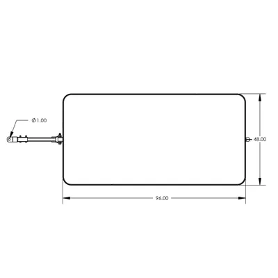 Quad-Steer Trailer F83978, 2,000 lb. Capacity