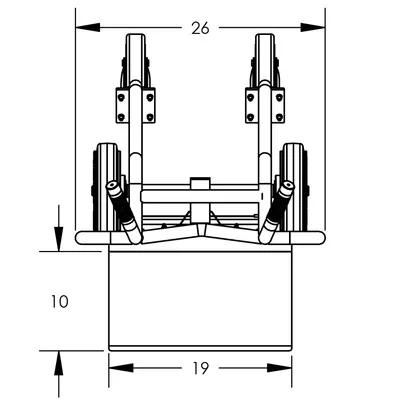 Hand Truck F84800A1, 1,000 lb. Capacity