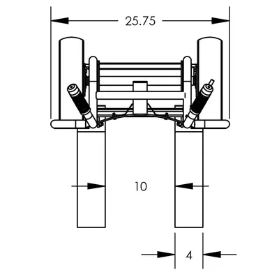 Hand Truck F84879A7, 1,000 lb. Capacity