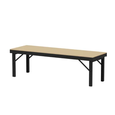 Steel Work Table F87874A6, 2,000 lb. Capacity Corner View