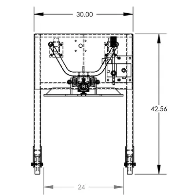 Lift & Stacker Manual Lift/Drive F88568B4, 800 lb. Capacity